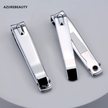 Azurebeauty Professional Nail Clippers for Men and Women - Surgical Grade Stainless Steel Fingernail Clipper Set - Big T