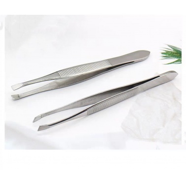 Azurebeauty Acrylic UV Gel Tips Sculpture Tweezers Clip Nail Pincher Nipper Nail , Stainless Steel Nail Shaping Tweezers